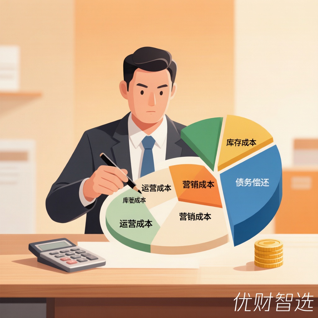 资金分配示意图
