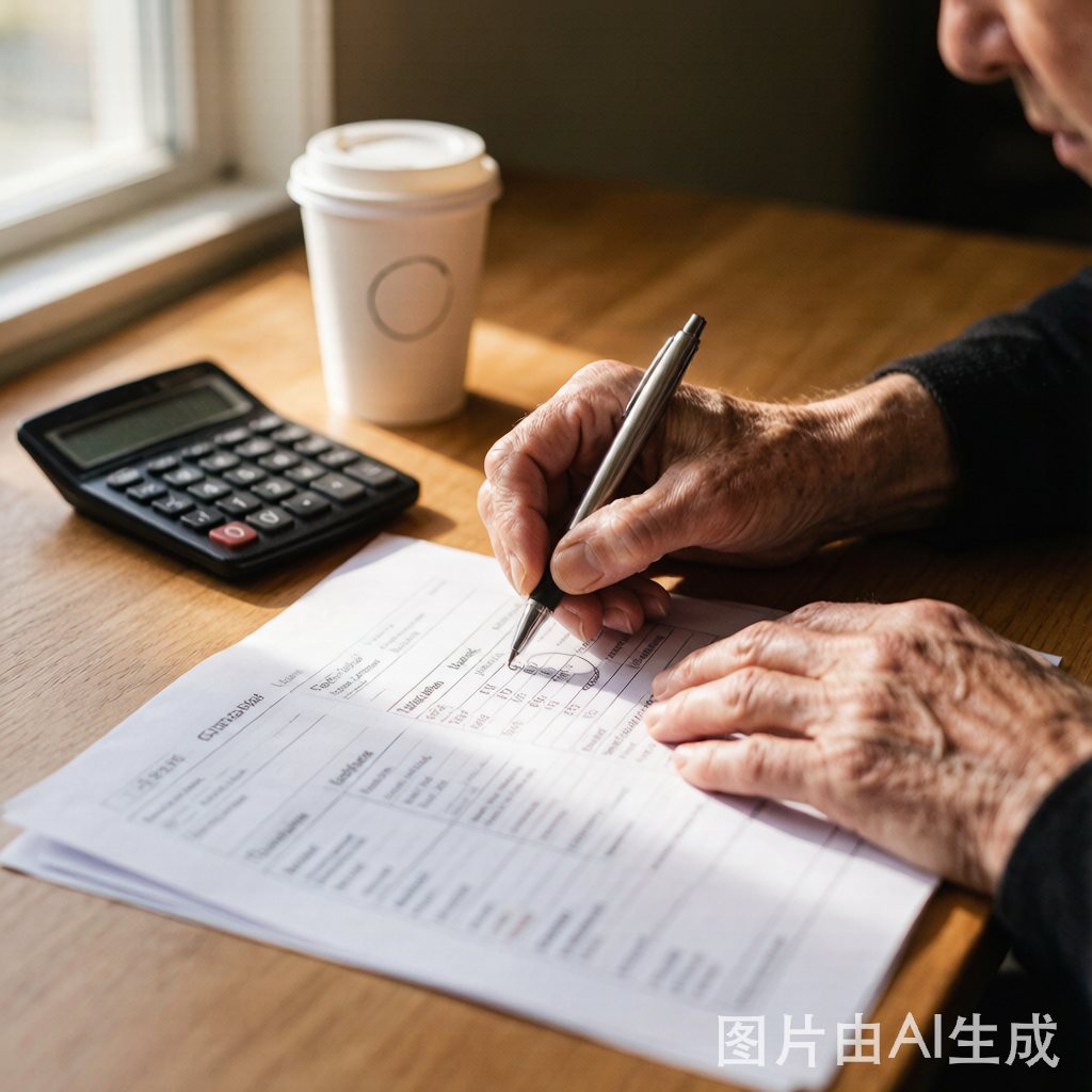 仔细核对贷款利率数字