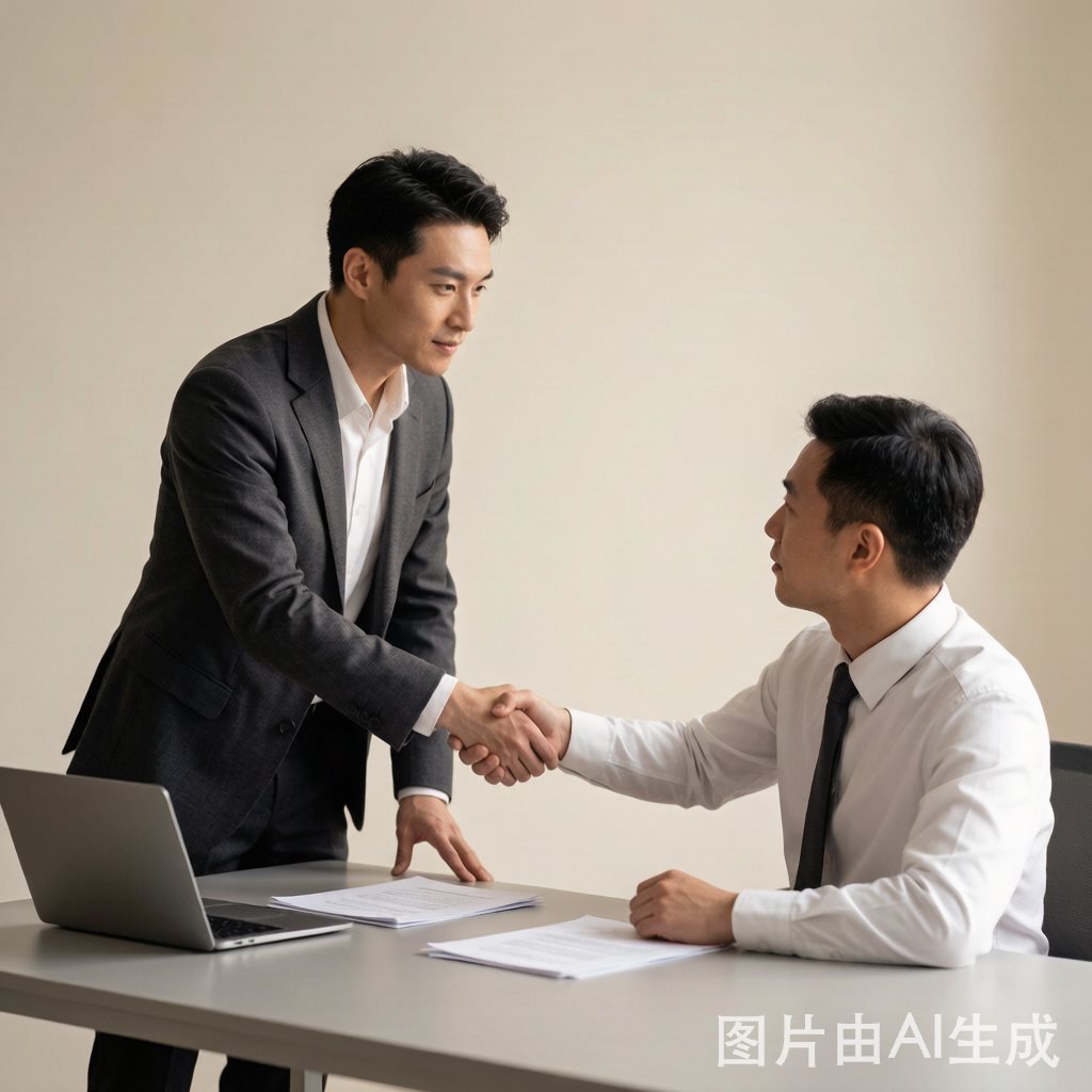 小微企业主查看贷款文件