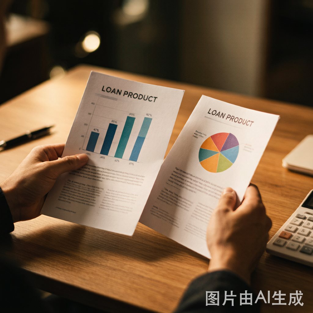 对比银行贷款产品