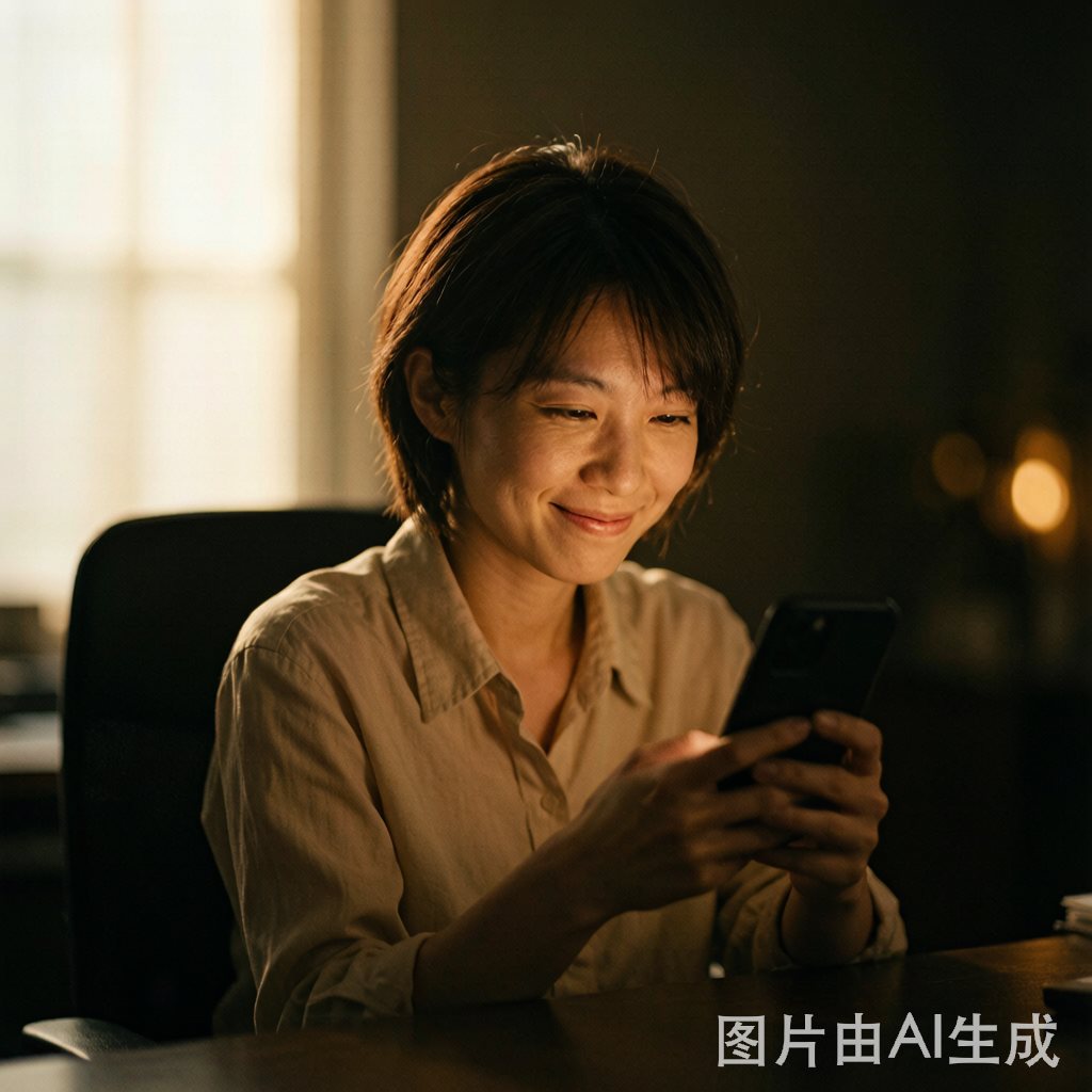 贷款获批后的轻松时刻