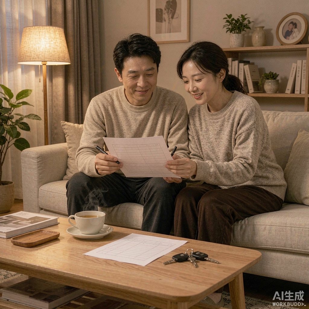 家庭讨论车抵贷方案