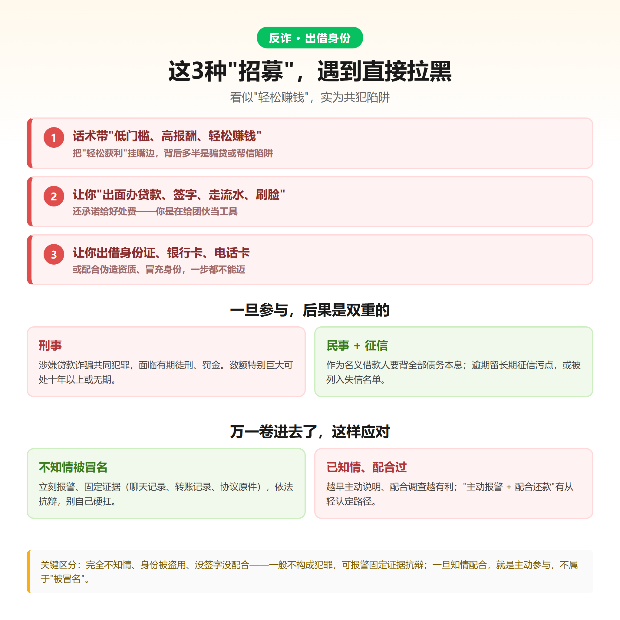 识别红旗信号与法律后果